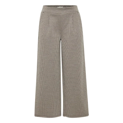 Abbildung von ICHI Ihkate Cameleon WIDE Stoffhose, Damen, Größe: Large, Mottled beige