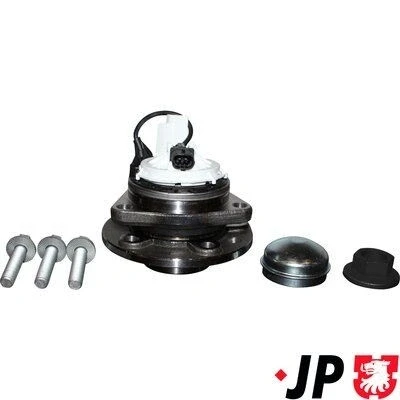 Abbildung von JP GROUP 1241401400 Radlagersatz Vorderachse links, rechts mit Anbaumaterial ABS Sensorring, Radlager OPEL: Vectra C Caravan