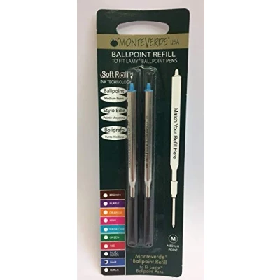 Abbildung von Monteverde Soft Kugelschreibermine (Lamy) Medium Blue 2 Pc
