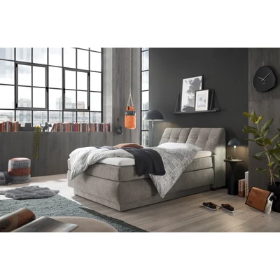Abbildung von set one by Musterring Boxspringbett Fairfield, mit Bettkasten, Kopfteil in Kassettenoptik, Breite 120 oder 140 cm