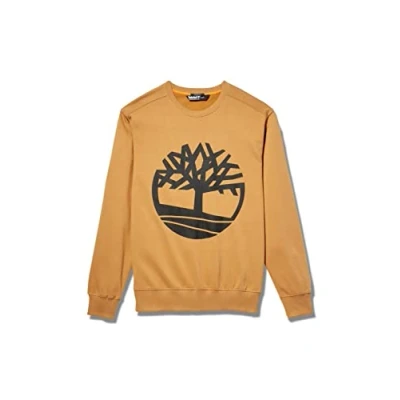Abbildung von Timberland YC CORE TREE LOGO CREW NECK Sweatshirt, Herren, Größe: Large, Wheat boot/black