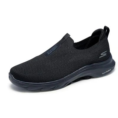 Abbildung von Skechers Performance GO WALK 7 SLIP ON Walkingschuh, Herren, Größe: 46, Black Schuhe