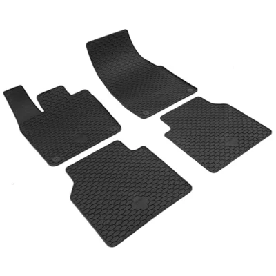 Abbildung von Walser DirtGuard Gummi Fussmatten Auto kompatibel mit VW ID.7 (ED2) 06/2023 Heute, 100% passgenaue Fußmatten, robuste Universal Fußmatte Auto, Gummimatten