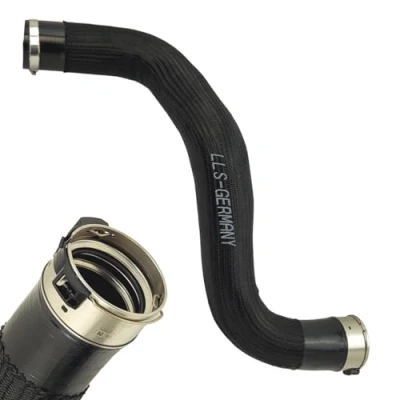 Abbildung von LLS GERMANY Ladeluftschlauch Turboschlauch kompatibel mit Jeep Grand Cherokee, (WH, WK), (WK, WK2), 3.0 CRD, 55038005AD, 5889505, 55038005AC, 550038005AB, 52014833AB, Originaler HENN Anschluss