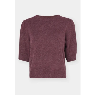 Abbildung von ONLY Onlrica Tshirt print, Damen, Größe: XS, Rose brown melange