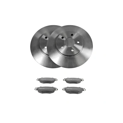 Abbildung von VAICO V25 2206 Bremsscheiben und beläge Vorderachse Belüftet FORD: MONDEO 3 Kombi, Stufenheck, 3, JAGUAR: X Type Kombi