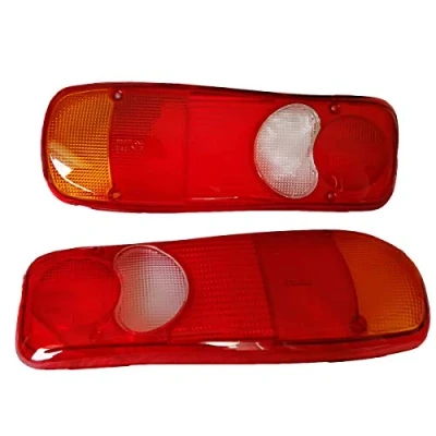 Abbildung von 2 Stk. Lichtscheibe Heckleuchte Rücklichtglas Links + Rechts, Set Ersatzglas Gläser Für Rückleuchte Rückleuchtenglas LKW PKW Anhänger, Satz Robust Lichtscheiben Rückleuchten