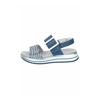 Abbildung von Remonte ELLE Collection Keilsandalette, Sommerschuh, Sandale, Komfortschuh mit praktischen Klettverschlüssen
