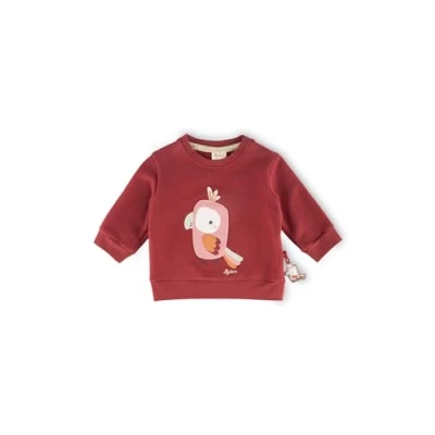 Abbildung von sigikid Cockatoo Sweatshirt für Kinder, Größe: 62, Rot