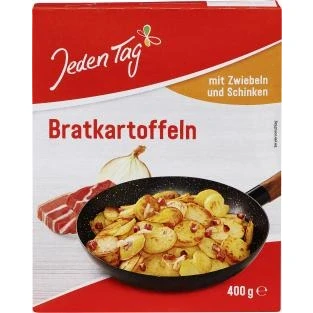 Abbildung von Jeden Tag Bratkartoffeln Schinken u. Zwiebeln, 9er Pack (9 x 400 g)