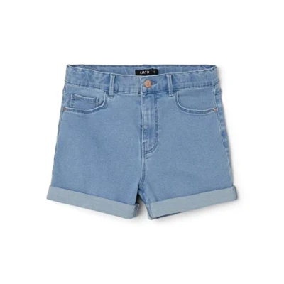 Abbildung von NAME IT Mädchen Nlftaulsine Dnm Slim Shorts Noos, Light Blue Denim, 128