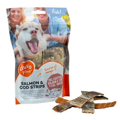 Abbildung von DUVO + FISH SALMON &amp; COD STRIPS 150g/10
