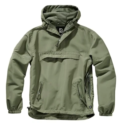 Abbildung von Brandit Accessoires PULL OVER Windbreaker, Herren, Größe: 5XL, Olive