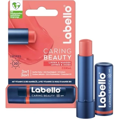 Abbildung von Labello Caring Beauty Coral 4,8g