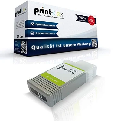 Abbildung von Print Klex Tintenpatrone kompatibel für Canon imagePROGRAF IPF760Series IPF765 IPF765MFP IPF765MFPM40 LP17 LP24 0894B001 PFI 102MBK 102 MBK Schwarz Matt Toner Pro Serie
