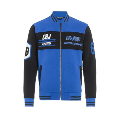 Abbildung von Cipo &amp; Baxx Sweatjacke, Herren, Größe: XXL, Saxeblue