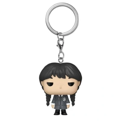 Abbildung von Funko Spielfigur POP Keychain Wednesday Addams