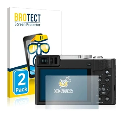 Abbildung von BROTECT (2 Stück Schutzfolie für Panasonic Lumix DC TZ95 Displayschutz Folie Ultra Klar