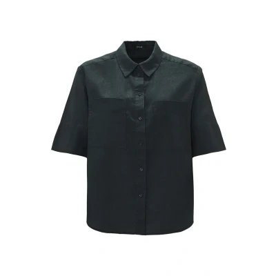 Abbildung von Opus Kurzarm Filalia Hemdbluse, Damen, Größe: 38, Emerald