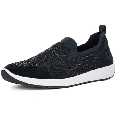 Abbildung von ara Damen LISSABON Slipper, SCHWARZ/Black,SCHWARZ, 38 EU