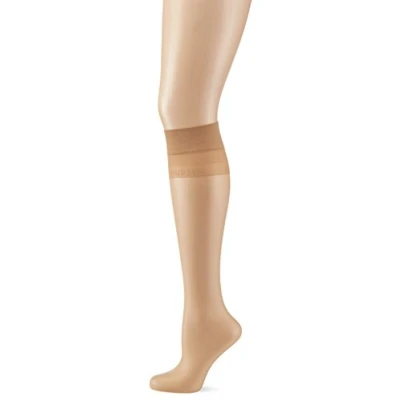 Abbildung von Hudson Damen Kniestrümpfe Light 8 druckfreier Bund DEN Honey 0084 35 38