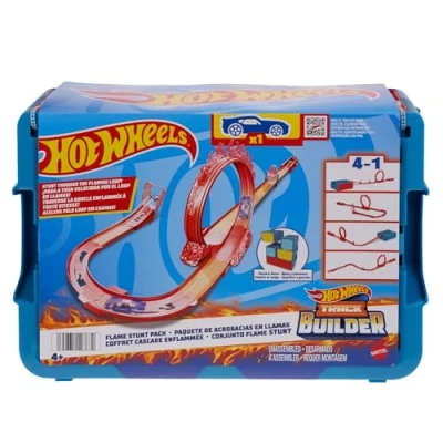 Abbildung von Hot Wheels Track Builder HMC04, Fahrzeug &amp; Schienen Set, 4 Jahr(e), Kunststoff, Mehrfarbig