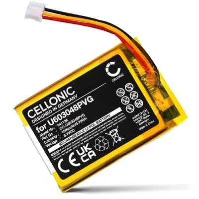 Abbildung von CELLONIC® Ersatz Akku U603048PVG kompatibel mit Astro Gaming C40 TR Wireless Controller Ersatzakku 1000mAh Game Gamepad Joypad Batterie