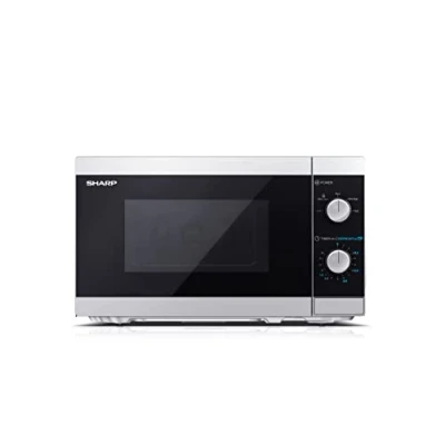 Abbildung von Sharp Mikrowelle YC MS01E S, 800 Watt, 20 Liter, 5 Leistungsstufen