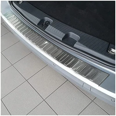 Abbildung von tuning art L437 Edelstahl Ladekantenschutz passend für VW Caddy V ab Bj. 2020 , Farbe:Silber