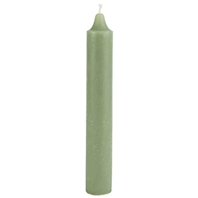 Abbildung von IB Laursen Kerze, Stabkerze Rustikal Staubig Grün Länge 25 cm 1 Stück