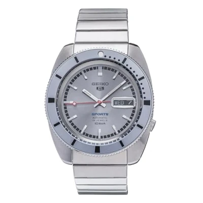Abbildung von Seiko 5 Sports Herren Uhr Silber SRPL03K1