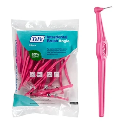 Abbildung von TePe Interdentalbürsten Angle pink 0,4 mm 25 Stück