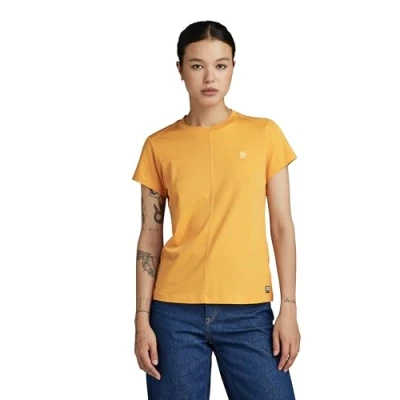 Abbildung von G STAR RAW Women&#039;s Tops Front seam r t wmn, Orange (golden nugget D24499 4107 G281), XS