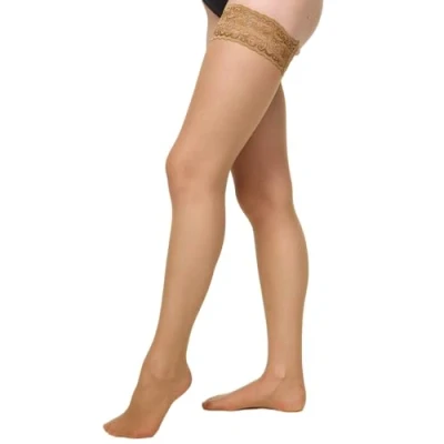 Abbildung von Nur Die Damen Goodbye loopmazen zonder houder Strumpfhose Halterlos, puder, 48/52