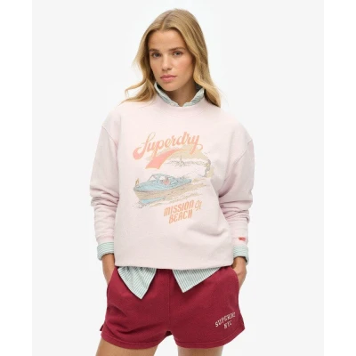 Abbildung von Superdry Sweatshirt, Damen, Größe: 40, Cradle pink