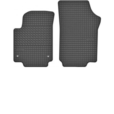 Abbildung von edecor Gummifussmatten Automatten Gummimatten Gummi Fußmatten für VW Up ab Bj. 2011 VORNE