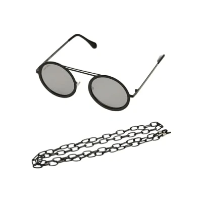 Abbildung von Urban Classics Chain Sunglasses Sonnenbrille, Größe: One Size, Silver mirror/black