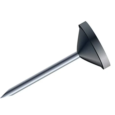Abbildung von Exacompta 14501E 100er Pack Flachkopfnadeln Ø5mm Spitzenläge 8 mm robust und praktisch schwarz