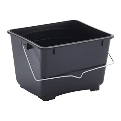Abbildung von ProDec 2,5 Liter Mini Farbeimer aus Kunststoff, 100% recycelter mit Metalltragegriff für alle Arten von Farbe und Kleister, geeignet 100 mm Farbrollen