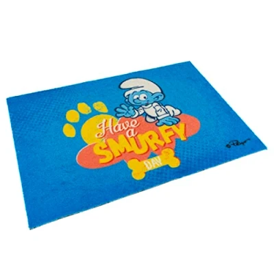 Abbildung von Duvoplus Smurfs, Baby Schlümpfmatte, 60 x 40 0,6 cm, für Sauberkeit, Hunde