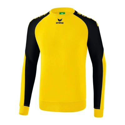 Abbildung von Erima Essential 5 C Sweatshirt GelbSchwarz, L Herren