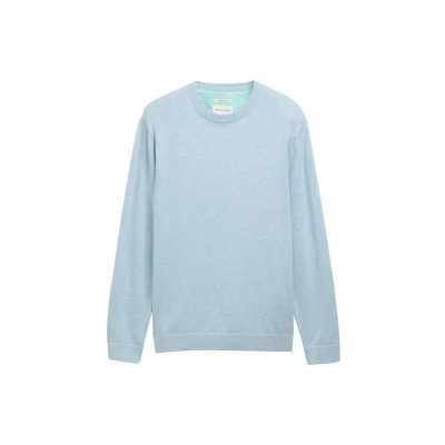 Abbildung von TOM Tailor Strickpullover, Herren, Größe: XXL, Light dove blue melange