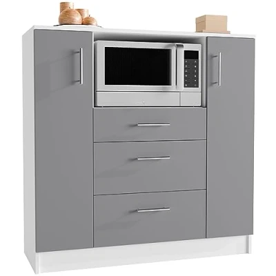 Abbildung von VCM Unterschrank Küchenschrank Kommode Buffet Mikrowelle Esilo