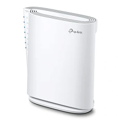 Abbildung von TP Link RE900XD WiFi 6 WLAN Verstärker Repeater AX6000, 160 MHz Kanal, 2,5 Gbit/s Port + 2x Gigabit Ports, 4x4 MU MIMO, WPA 3, Der leistungsstärkste Wi Fi von