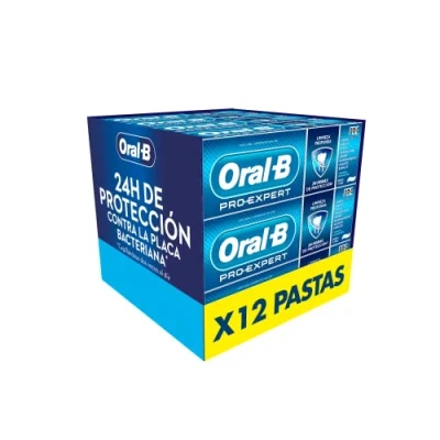 Abbildung von Oral B Pro Expert Tiefenreinigende Zahnpasta (12 x 75 ml), 24 Stunden Plaque Schutz, Minze