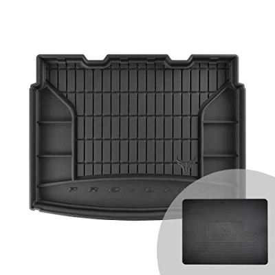 Abbildung von FROGUM ProLine 3D Gummimatte Exklusive Auto Kofferraummatte Kofferraumwanne für Volkswagen Tiguan II ab 2015 Bequemer Organiser Die höchsten Kanten