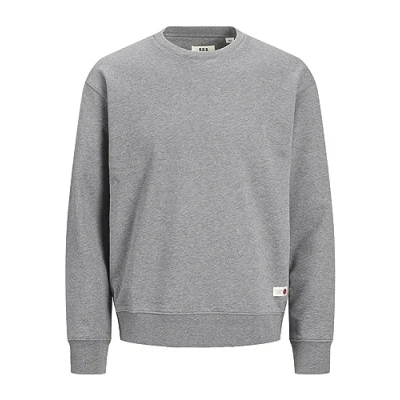 Abbildung von Jack &amp; Jones RDD ANDY Sweatshirt, Herren, Größe: XL, Light grey melange