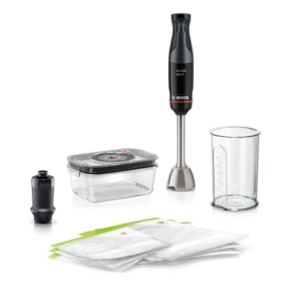Abbildung von Bosch Serie 4 MSM4B6V2, Pürierstab, 1,4 m, 1000 W, Anthrazit, Schwarz