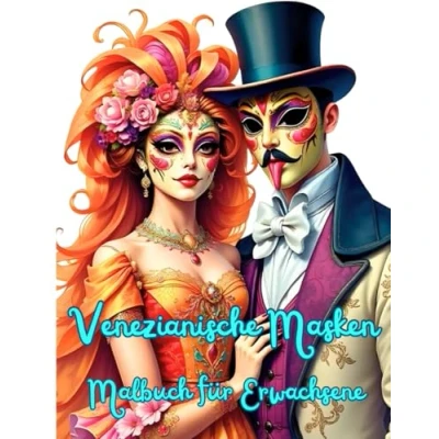 Abbildung von Venezianische Masken Malbuch für Erwachsene: Ein Ausmalbuch mit kunstvollen und geheimnisvoller Mystik. Anti Stress Buch zum Stressabbau, ... Leben erweckt durch deine Farben)