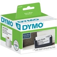 Abbildung von Dymo S0929100 (51 mm x 89 mm) Schwarz bis weiß Etikett